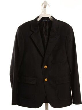 Brooks Brothers School Uniform Black Blazer 12 boy gold buttons girl